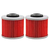 √ Altura: 2.313 en (59 mm) Hewen Filtro De Aceite Cupo For Yamaha XV535 XV 535 Virago 1987-2002 TDM850 TDM 850 1991-2002 YFM600 YFM 600 Grizzly 600 1998-2001 Filtro Aire Alto Flujo (Renk : 2 Pieces)
