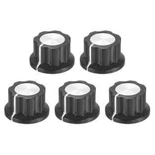 Great replacement for guitar amps and pedals. Widely use for guitar effect pedal knobs, amplifier control knobs, guitar parts accessories, and for controlling the effect of a variety of functions, such as level, speed, voice, etc. Material: plastic; ...