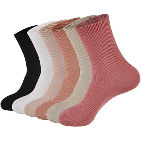GKX Women Cotton Socks, Soft Cotton Bootie Socks Women Crew Socks 9-11 Cover
