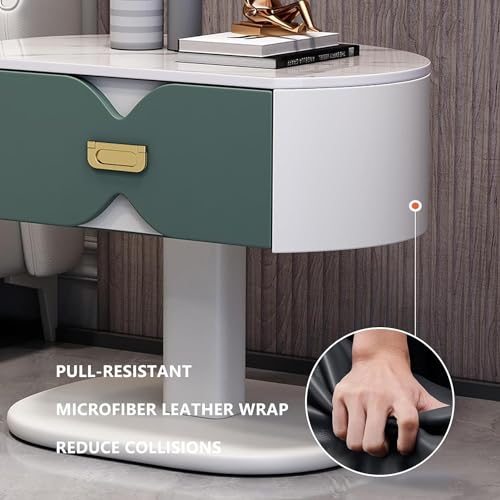 Table de chevet bureau maison et petite table basse d'appoint en cuir
