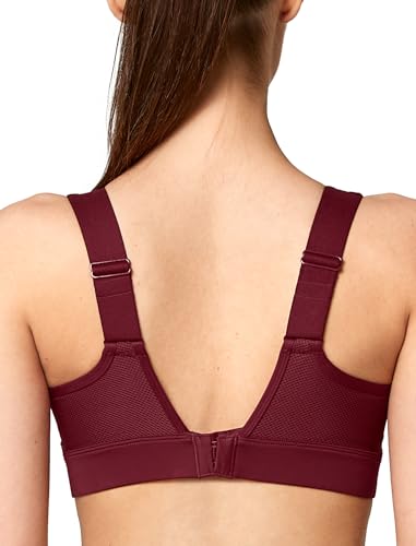 Yvette Sport BH U-Rücken Verstellbar Träger Starker Halt Gepolstert...