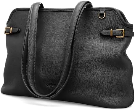 befen Genuine Leather Tote Bag for Women Medium, Soft Leather Sho...