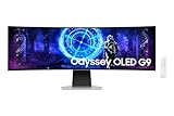 Samsung LS49DG954SUXXU Odyssey Smart OLED 49" Gaming Monitor | 5120x1440 | HDMI 2.1 | 0.03ms | 240Hz | Built In Speakers | USB C | HDR10+ | Silver