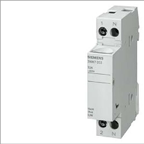 Porte-fusible cylindrique 8x32 Siemens sectionneur monophasé 20A pour rail DIN