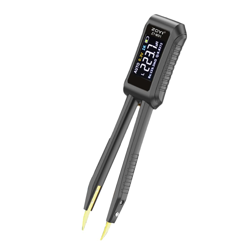 Testeur de composant MD1 avec pont de pinces pour mesure d'inductance