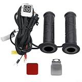 Manopole Riscaldate per moto 5 Livelli Temperatura Controllo Impermeabili per Manubrio 22-25mm