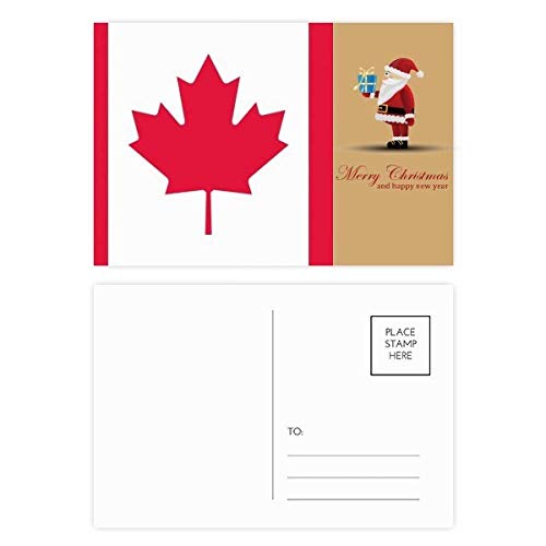 Cartes postales Drapeau national du Canada robustes : lot de 20 pour envois postaux sans plis