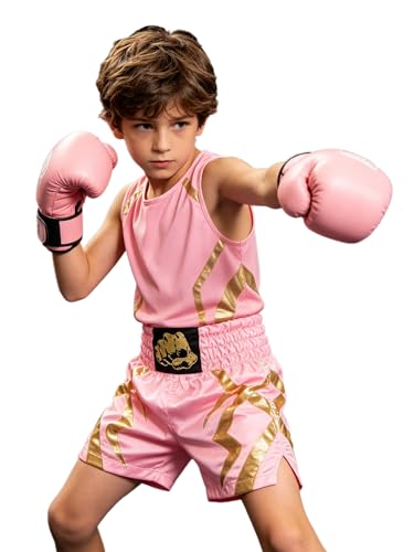 Ensemble de boxe enfant résistant et respirant pour entraînement muay thai mma