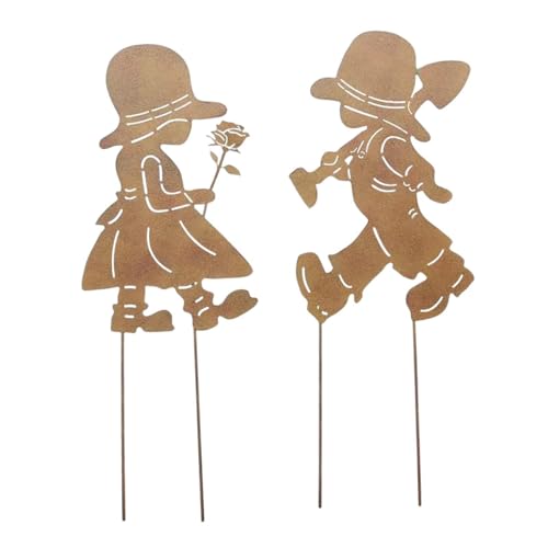 Piquets de décoratifs en forme de silhouette idée cadeau originale pour pendaison de crémaillère