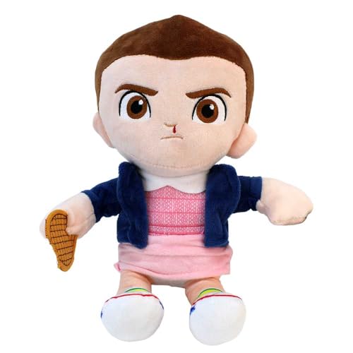BEMIRO Stranger Things Kuscheltier ca. 30 cm Offiziell Lizenziert Plüsch Stofftier mit Gestickten Details Polyester Unisex (Elfi)