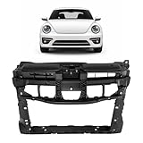 BALOCEO Radiator Support Compatible with 2012-2019 Volkswagen Beetle Replacement for VW1225139 5C5805588AF Black Plastic Steel