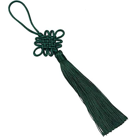 XuanMax 10pcs Handmade Silk Tassels for Decor Cover