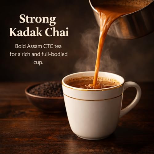 Image of Pahadi Story Premium Masala Chai Tea 250g - Authentic Indian Spiced Chai with Strong Assam CTC Tea & Natural Spices | Traditional Loose Tea for Daily Chai Lovers