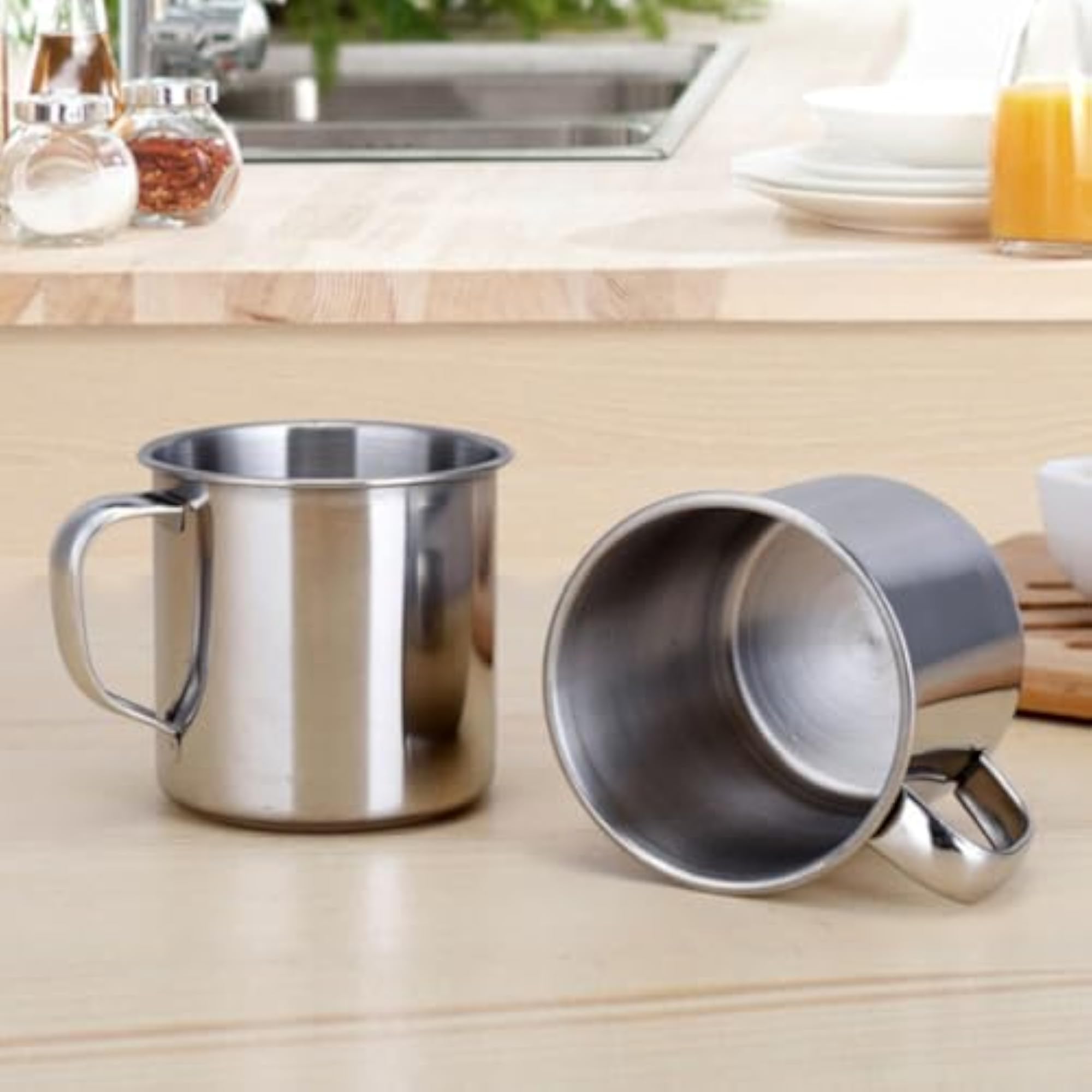 5Pcs Stainless Steel Mugs for Kids