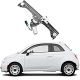 Dasbecan Front Right Passenger Side Window Regulator Assembly w/Motor Compatible with Fiat 500 2012-2019 1.4L Replaces 751-649 68070266AC 68070266AD 68070266AE