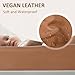 Owlowla Changing Pad Cover,Waterproof Changing Pad Covers-Soft Leather Diaper Changing Table Cover,Fits Standard Changing Pads for Baby Boy Girl（Brown）