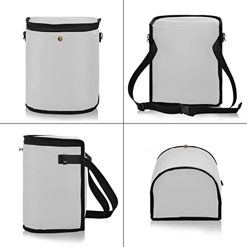 Image of Wudan Small Car Trash Can Grey Accessories for Garbage Storage Organizer with Lid Gray Waterproof Portable Auto and Truck Interior Seat Bin