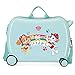 Paw Patrol Be Happy Kinder-Koffer Blau 50x39x20 cms Hartschalen ABS Kombinationsschloss 38L 2,1kgs 4 Räder Handgepäck