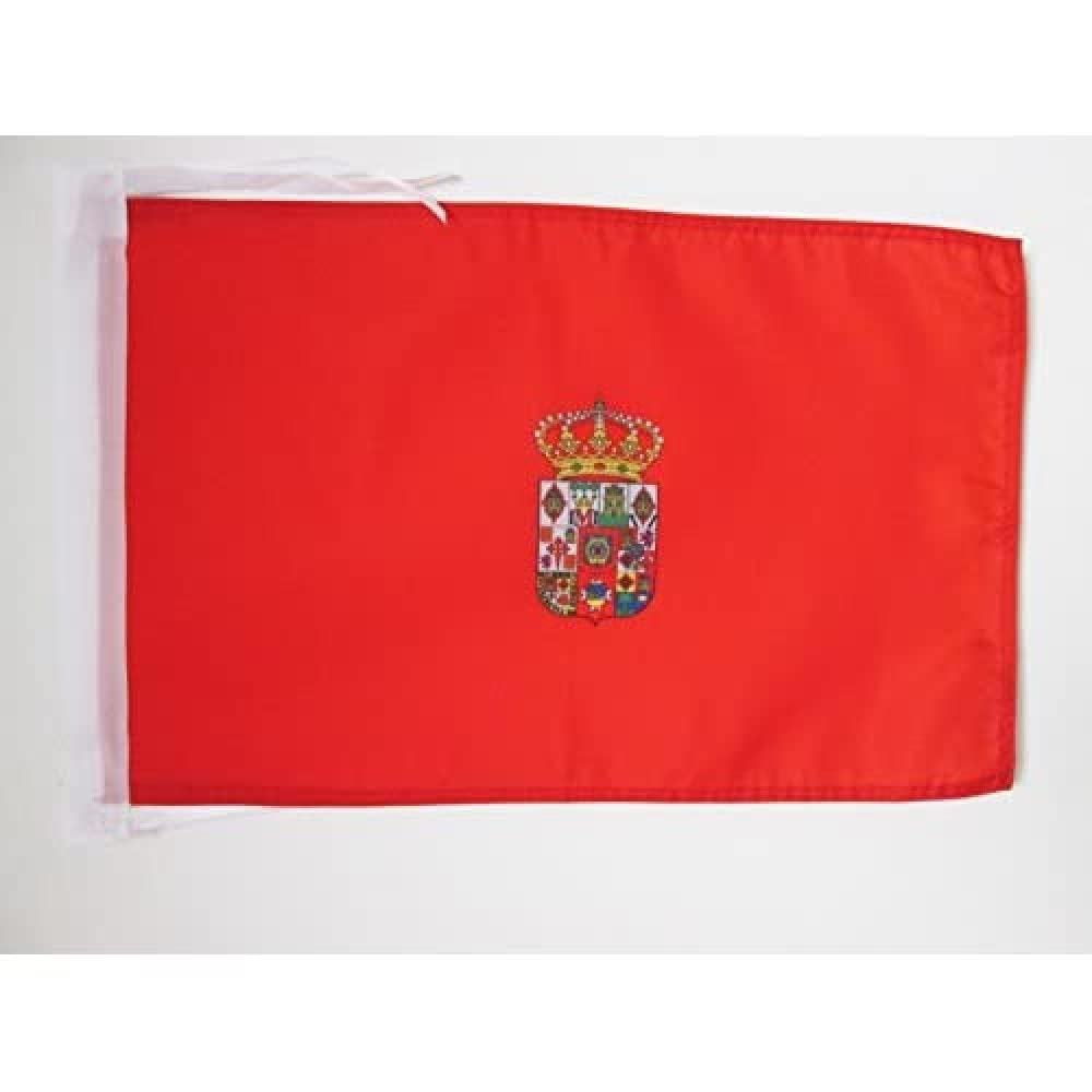 AZ FLAG - Province of Ávila Flag - 18'' x 12'' - 100% Polyester Avila Small Banner with Two Cords - Fade Resistant - Vivid Colors - 18x12 in - 45x30 Cm — image 1