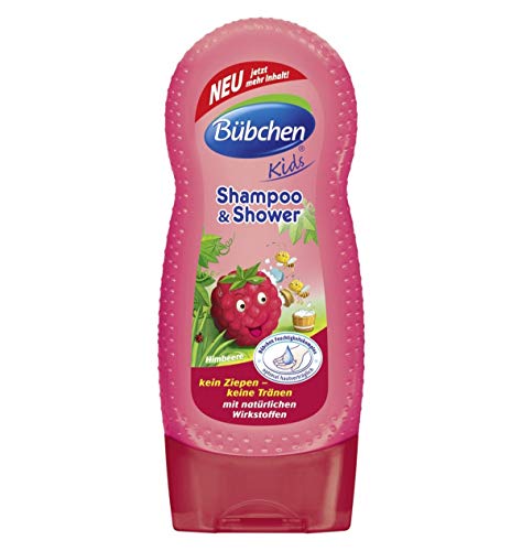 Bubchen Bübchen Kids Shampoo & Shower Raspberry with Aloe Vera 7.78 fl. oz. (230ml)