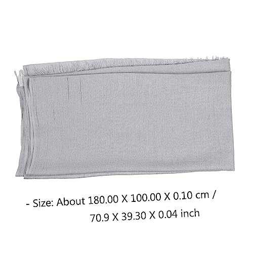 Large Cotton Linen Shawl for Women Chic Outdoor Beach Scarf Multi Purpose Sunscreen Wrap Lightweight2
