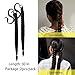 2 Packs Long Braided Ponytail Extension For Black Women Soft Synthetic Hair Piece For Women with Hair Tie Straight Wrap Around Ponytail Braided Hair Extensions pre Stretched 30 Inch