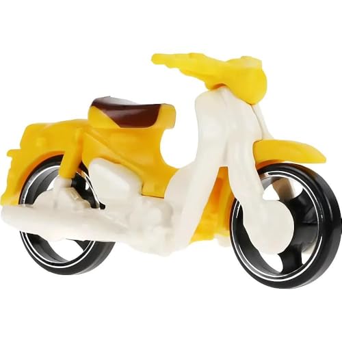 Hot Wheels - Honda Super Cub - HW Moto 3/5 - HKK32 - Short Card - Motorrad - gelb - Mattel 2023