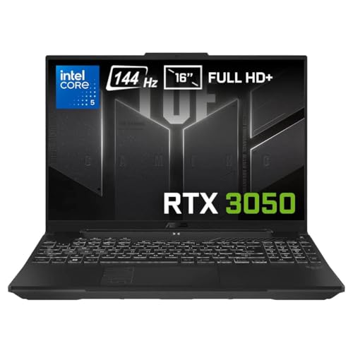 Asus Tuf Gaming F16 FX607VJ-RL059 Intel Core 5 210H 16GB 512GB SSD RTX3050-6GB 65W Freedos 16 144Hz WUXGA Taşınabilir Bilgisayar