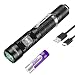 Produktbild Supfire Taschenlampe CREE LED Taktische Wasserfester Fackel Super Hell 1100 Lumen Handlampe mit 18650 Batterie Enthalten,Aufgeladen mit USB - Kabel Direkt,5 Licht Modi für Camping Wandern,Modell A3