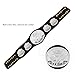 sszhixin Championship Belt Adult, Wrestling Championship Belt, Large Leather Champion Trophy Championship Leather Belt Heavy Award Gift Prize(slivery)