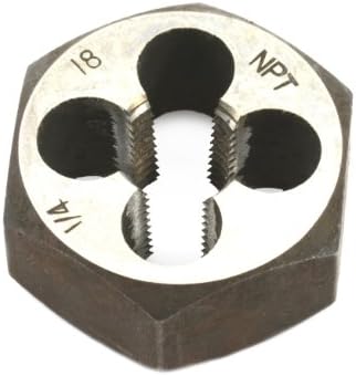 Forney 21143 Pipe Die Industrial Pro Hex Re-Threading Carbon Steel, Right Hand, 1/4-Inch-by-18 NPT