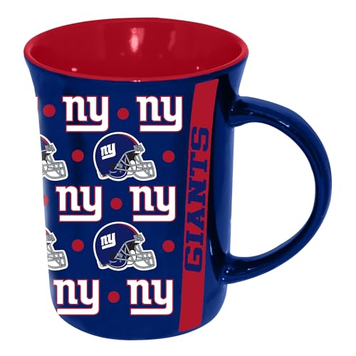 The Memory Company Officially Licensed NFL 15oz. Line-Up Ceramic Coffee Mug New York Giants