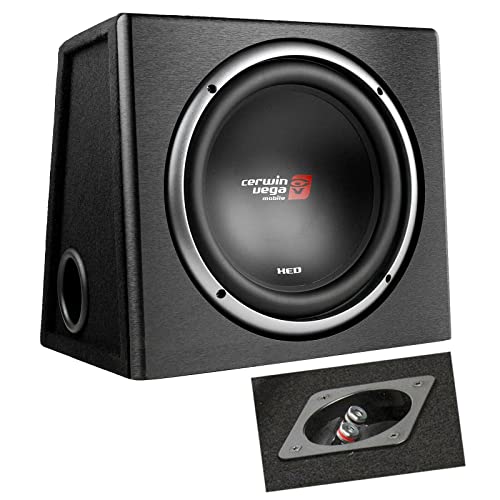 Cerwin-Vega XE10SV 10” XED Series Single Subwoofer in Factory-Tuned Vented Enclosure