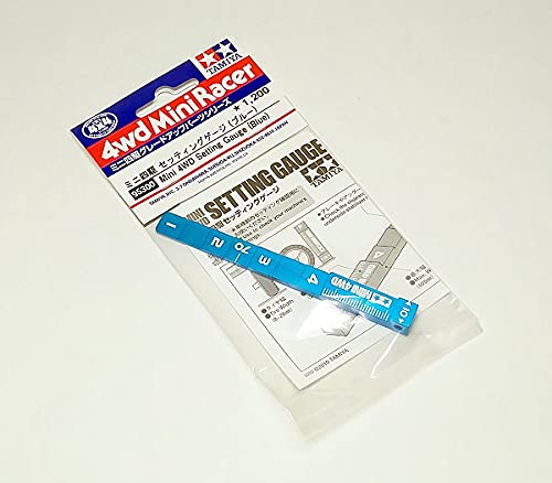 Jauge de réglage Tamiya Mini 4WD outil en aluminium bleu haute précision