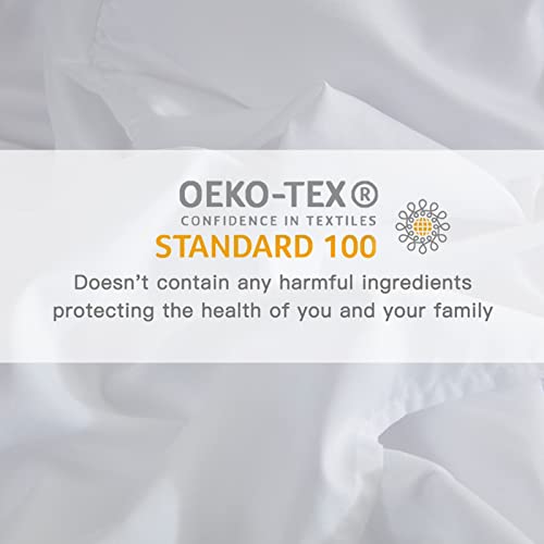 Chixin Ruffle Skirt Bedspread - 30" Long Drop, Shabby Chic Farmhouse Style, Lightweight, 3 Piece - Chic Layers (King, White) #TOP5