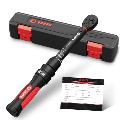 VANPO Inch Pound Torque Wrench 1/4-Inch Drive 20-240 in-lb for MTB & Bike