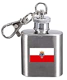 Llavero con diseño de la bandera de Cantabria grabada