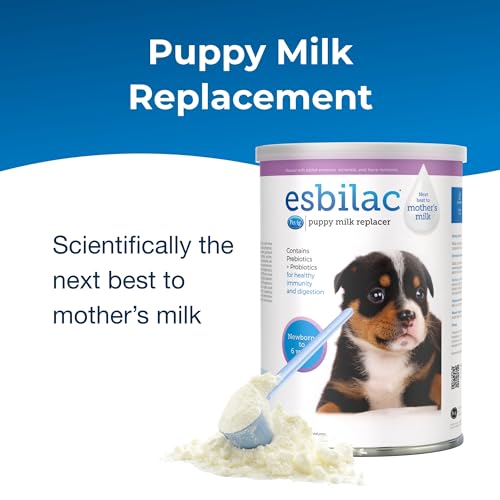 Pet-Ag-Esbilac-Puppy-Milk-Replacer-Powder-28-oz-Powdered-Puppy-Formula-with-Prebiotics-Probiotics-Vitamins-for-Puppies-Newborn-to-Six-Weeks-Old-Easy-to-Digest Pet Ag Esbilac Puppy Milk Replacer Powder 28 oz Powdered Puppy Formula with Prebiotics Probiotics Vitamins for Puppies Newborn to Six Weeks Old Easy to Digest