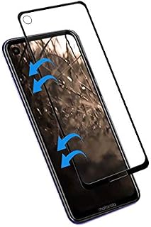 Pelicula de Vidro 3D Moto One Vision Tela toda, Cell Case, Película de Vidro Protetora de Tela para Celular, Preto