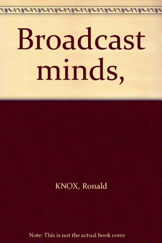 Broadcast minds, B0006D7VQM Book Cover