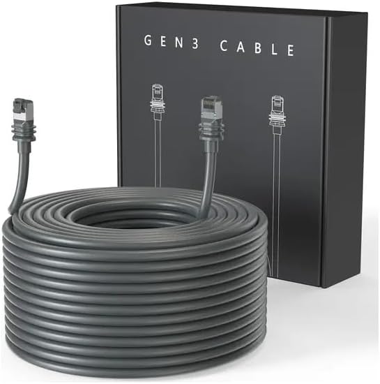 Cabo Extensor Starlink V3 5 Metros Ethernet Reforçado Uso Externo...