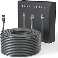 Cabo Extensor Starlink V3 5 Metros Ethernet Reforçado Uso Externo À Prova D'Água Conexão Estável Para Antena Internet Via Satélite Motorhome Trailer Caminhão Barco Roteador Athenix