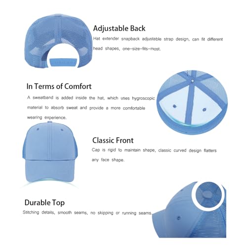 Image of ZH 12 Pack Mesh Trucker Hats, Bulk Baseball Caps for Men and Women, Trucker Cap Wholesale