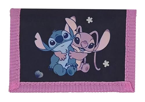 Theonoi tolle Geschenkidee Horses/Kinder Geldbörse/Geldbeutel/Portemonnaie/Brieftasche (Stitch pink)