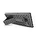 ZASE Belt Holster Case Compatible with Samsung Galaxy Note 8 Black Holster Slim Fit Armor Shell Protective Case Defender Swivel Belt Clip [Built-in Kickstand] (Black Holster Combo Case)