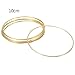 TOPmountain Aro Floral de Metal Grande, 4 Piezas de 10/20/30/40 cm, Anillos...