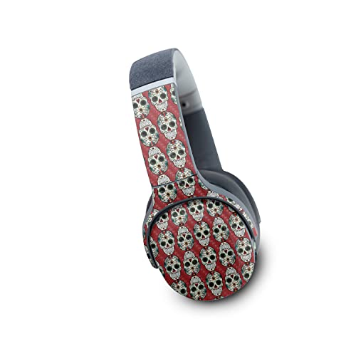 Image of MightySkins Carbon Fiber Skin Compatible with Skullcandy Crusher Evo Wireless - Sugar Skull | Protective, Durable Textured Carbon Fiber Finish | Easy to Apply | Made in The USA
