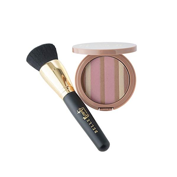 Belle Beauty by Kim Gravel Blushabelle Blush Bronzer - Multipurpose Compact Face Powder - Bronzer Blush Duo For Natural Glowing Skin - Cruelty-Free