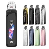 【正規品】Caliburn G4 Pro Pod Kit 電子タバコ カリバーン G4 プロ スターターキット 1800mAhバッテリーが内蔵 35Wの最大出力 2.51インチのタッチスクリーン搭載 3つの出力モード エアフロー調整可 POD型 TYPE-C急速充電 べイプ 3ml ニコチンフリー リキッドなし (Stripe Black)