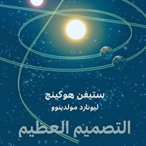 Diseño de la portada del título التصميم العظيم: إجابات جديدة عن أسئلة الكون الكبرى